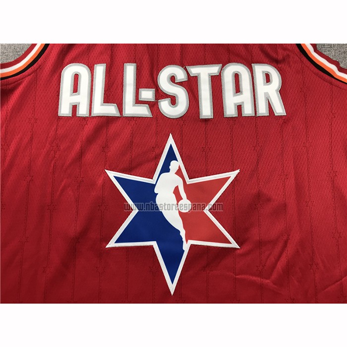 Camiseta All Star 2020 Milwaukee Bucks Giannis Antetokounmpo NO 24 Rojo